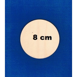 SKLEJKA #3mm Podkładka 8cm, koło 8cm , kółko 8cm